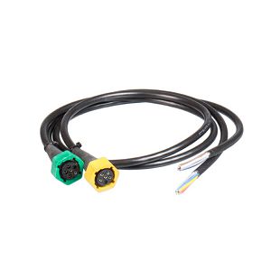 Konektori SET - 6 pin lijevi žuti+6 pin desni zeleni+kabel 1 m